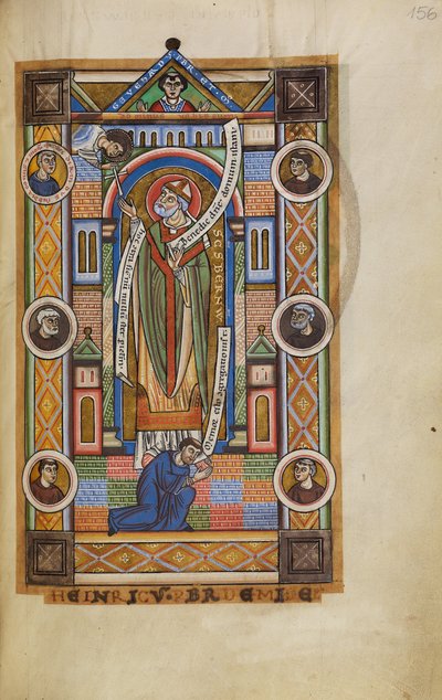 Saint Bernward of Hildesheim by Unbekannt Unbekannt
